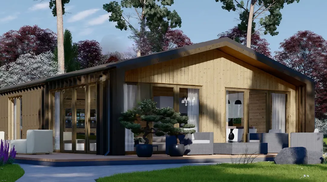 Casa de madera para vivir EEVA