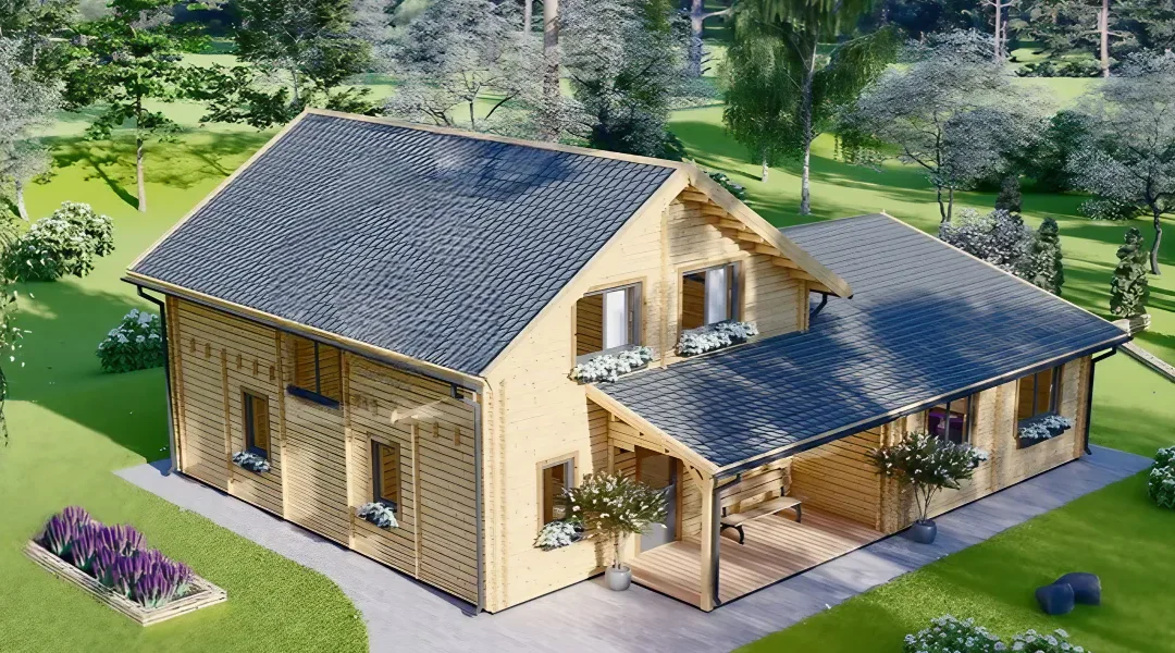 Casa de madera para vivir KAREN