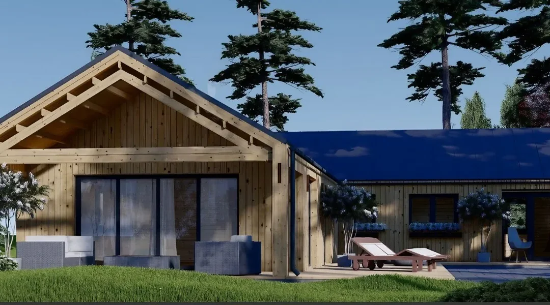 Casa de madera para vivir MARGIT