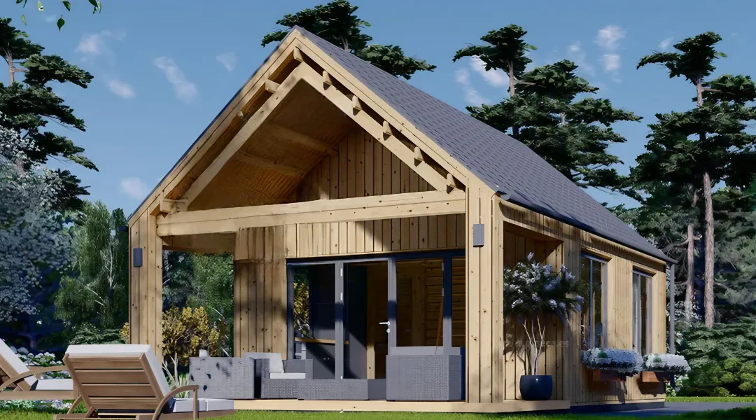 Casa de madera para vivir PARRULA