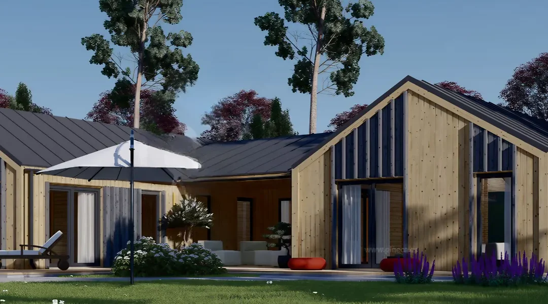 Casa de madera para vivir PAULA