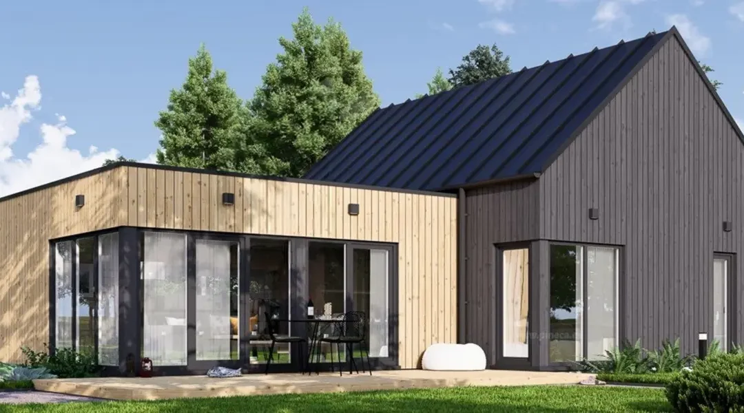 Casa de madera para vivir VALENTINA
