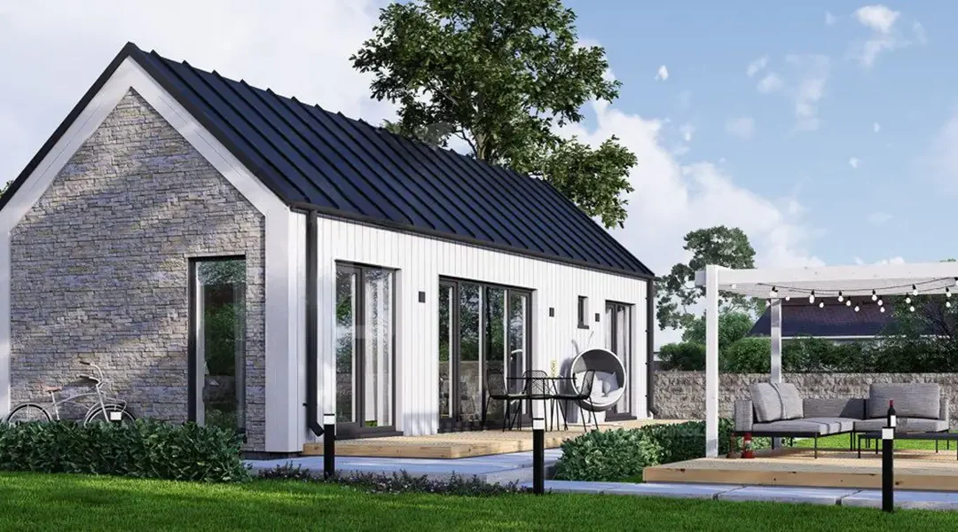 Casa de madera para vivir AGDA PV