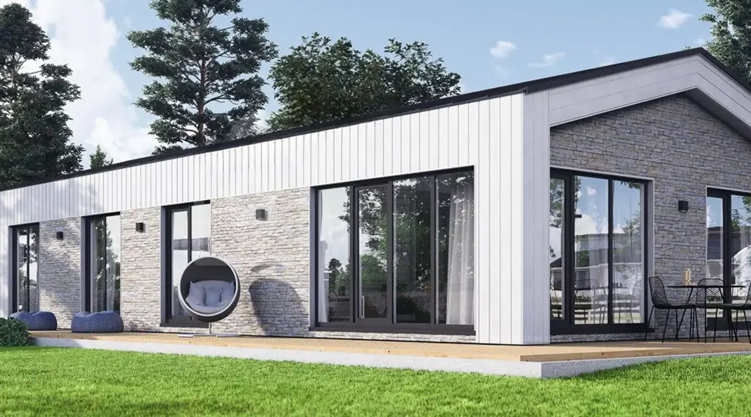 Casa de madera para vivir EEVA PV