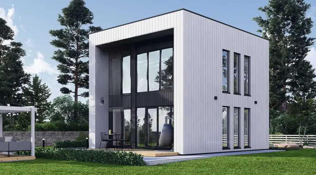 Casa de madera para vivir SUSI 2 PV
