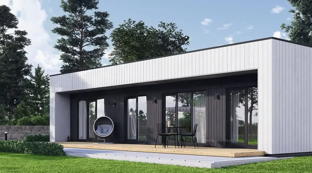 Casa de madera para vivir SUSI 3 PV